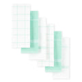 Waffle Kitchen Towel Set 6-Pack - Aqua Blue, 16"x28"