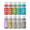 Multi-Surface Glitter Acrylic Craft Paint Set - Studio Lights, 10 x 2 fl oz