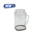 1 Gallon Glass Pitcher with Lid & Silicone Base - Gray