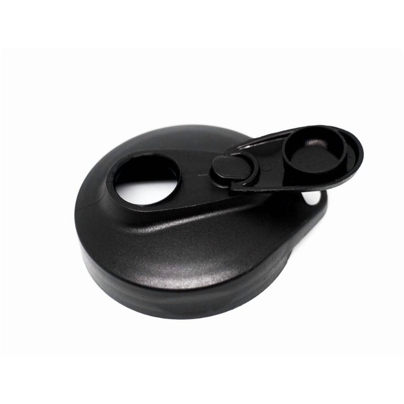 Wide Mouth Mason Jar Lid with Flip Top Spout - Black, Single