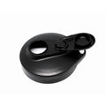 Wide Mouth Mason Jar Lid with Flip Top Spout - Black, Single