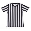 Children's Referee Shirt Kids Sports Costume S Black/White - Moisture Wicking