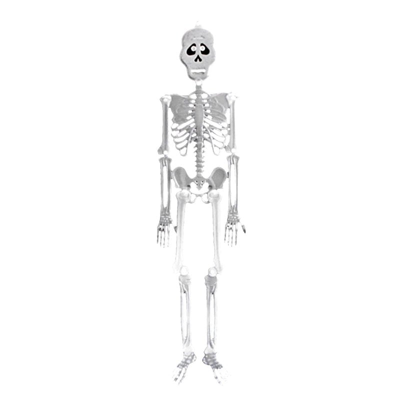 Luminous Skeleton Halloween Prop Full Body Bones with Movable Joints - Indoor Outdoor Decor