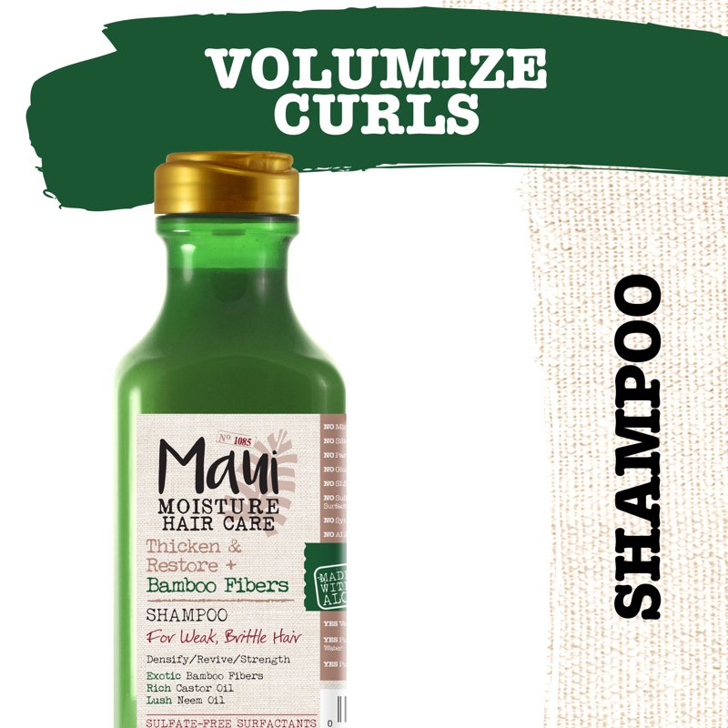 Thickening Shampoo with Bamboo Fibers - Strengthening Formula
