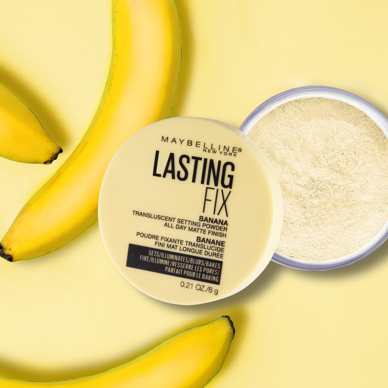 Lasting Fix Loose Setting Powder - Banana Brightening Matte Finish