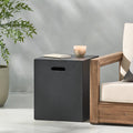 Lightweight Concrete Outdoor Tank Holder Side Table