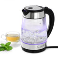 1.7L Stainless Steel Electric Tea Kettle - Silver