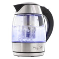1.8L Electric Glass Tea Kettle with Removable Infuser & Auto Shut-Off