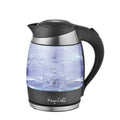 1.8L Electric Glass and Stainless Steel Tea Kettle with LED Indicator