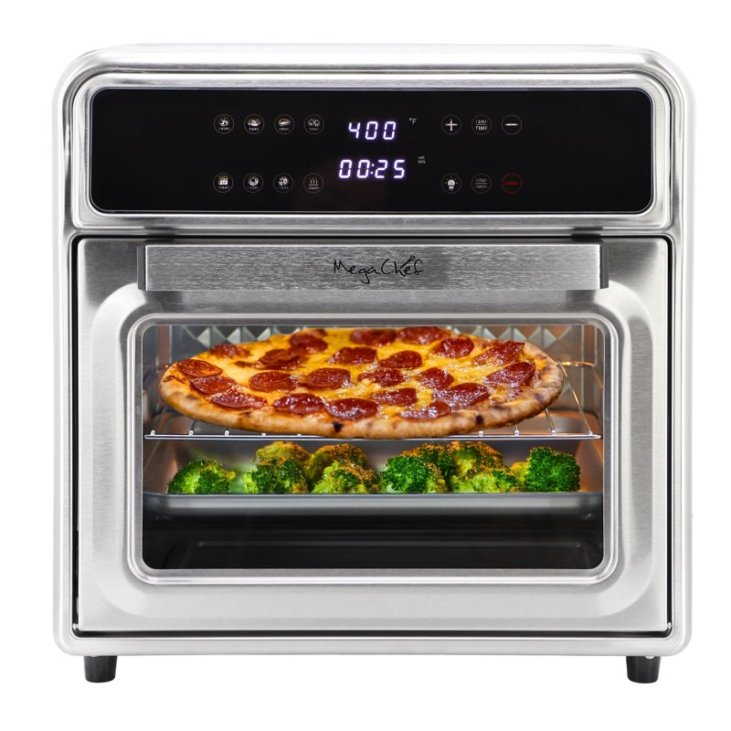 21.13 Quart Digital Electric Multi-Function Air Fryer Oven - Silver