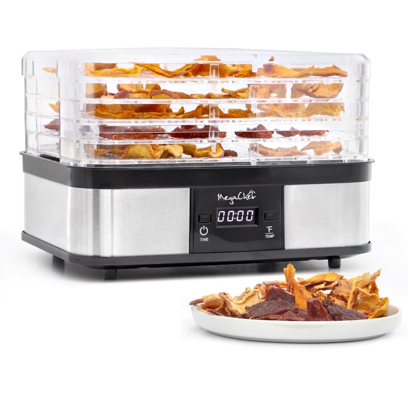 5-Tray Food Dehydrator with Digital Timer and Adjustable Temperature