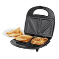 Compact Nonstick Electric Sandwich Maker - Black
