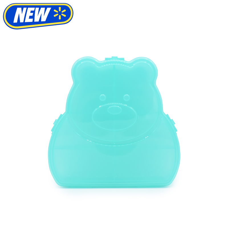 Toddler Snack Container with Spill-Proof Lid - Blue