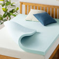 Queen 3-Inch Cooling Gel Ventilated Memory Foam Mattress Topper