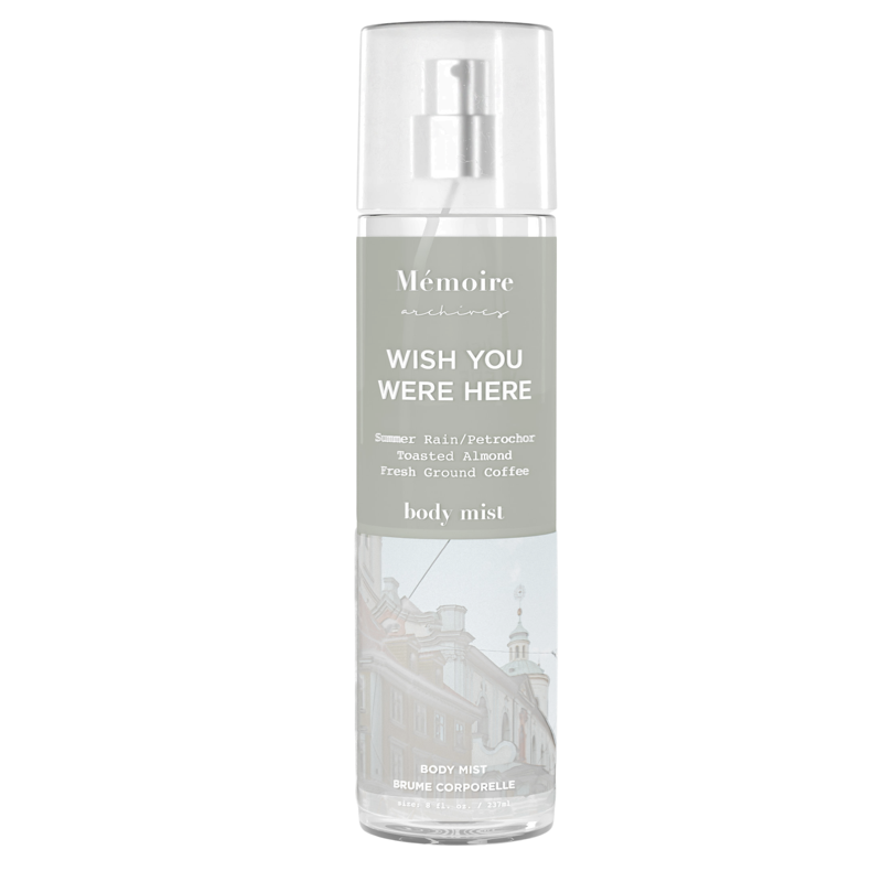 Wish You Were Here Body Mist for Women - 8 fl oz Warm Coffee & Almond Scent