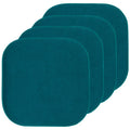 Memory Foam Chair Cushion Pad - 16" x 16" - 4-Pack, Peacock