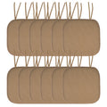 Memory Foam Honeycomb Chair Cushion Pad - 12-Pack, Taupe
