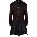 Men's Medieval Costume Halloween Jacket Cardigan - Brown, M