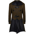 Men's Medieval Costume Halloween Jacket Cardigan XL - Army Green