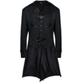 Men's Medieval Costume Jacket Cardigan - Black, XL - Fall/Winter Outerwear