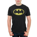 Men's Batman Logo Graphic T-Shirt 4XLT Black Patriotic Stars Tee