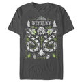 Men's Beetlejuice Sandworm and Betelgeuse Graphic T-Shirt Charcoal 2XL