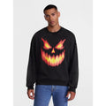 Men's Halloween Evil Jack Graphic Sweatshirt - Black Soot 5XB with Variation