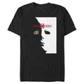 Men's Halloween Michael Myers Mask Graphic T Shirt XXL Black Costume Tee