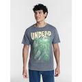 Men's Halloween Graphic T-Shirt - Charcoal XL Monsters Design from Way to Celebrate