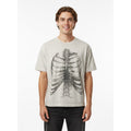 Men's Halloween Chest X-Ray Graphic T-Shirt - Egret 2XLT