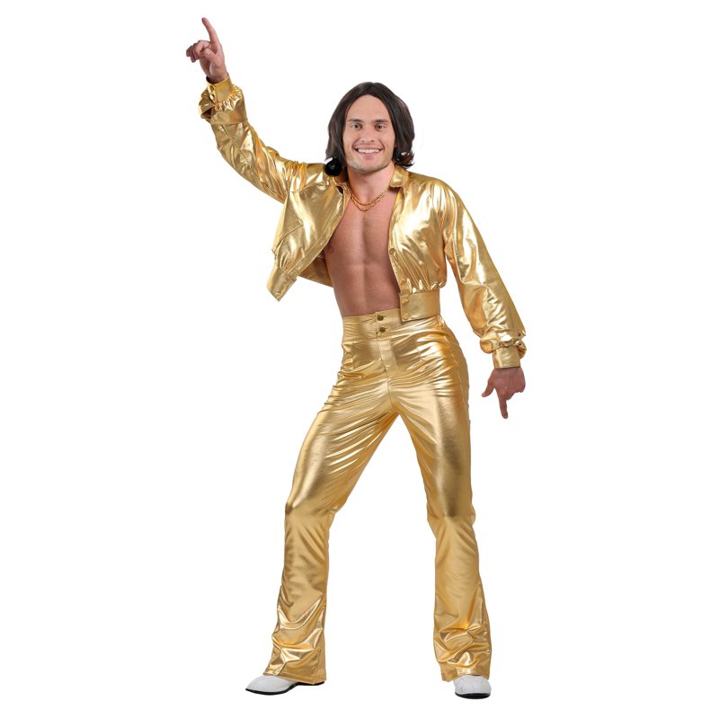 Men's Plus Size Disco Costume 3X - Studio Style Party Outfit