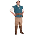 Men's Plus Size Tangled Flynn Rider Costume 2X Rapunzel Prince
