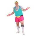 Men's Plus Size 80's Workout Costume 3X - Fitness & Aerobic Outfit
