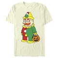 Men's The Simpsons Halloween Clown Ralph Graphic Tee Beige XXL - Officially Licensed