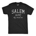 Men's Halloween Salem 1692 Funny T-Shirt 5XL Witch Hunt Joke Tee