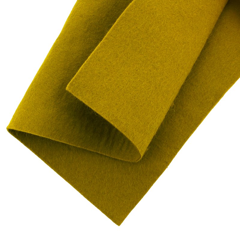 Merino Wool Blend Felt Crafting Sheets - Avocado Variation