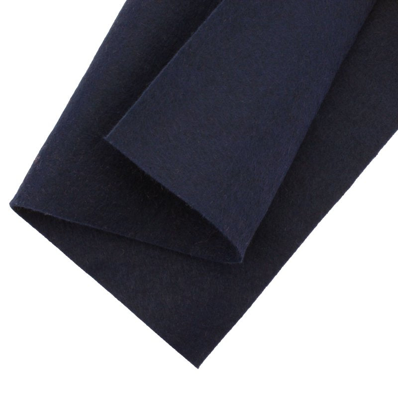 Merino Wool Blend Felt Crafting Sheets - Navy, 8-5/8 x 11-5/8, 1.5mm Thickness - Hairbow & Craft Projects - Variation of THIS listing