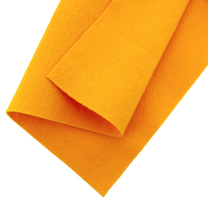 Merino Wool Blend Felt Crafting Sheets - Yellow Gold, 8-5/8 x 11-5/8, 1.5mm