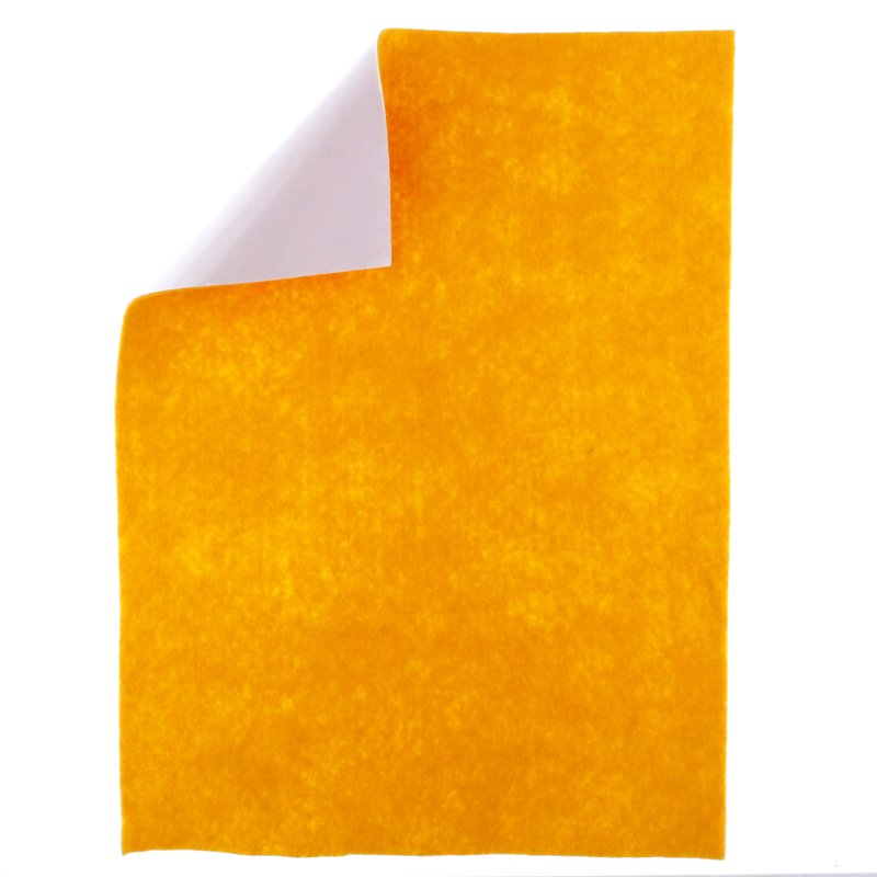 Merino Wool Blend Felt Crafting Sheets Adhesive Backed - Yellow Gold - Variation