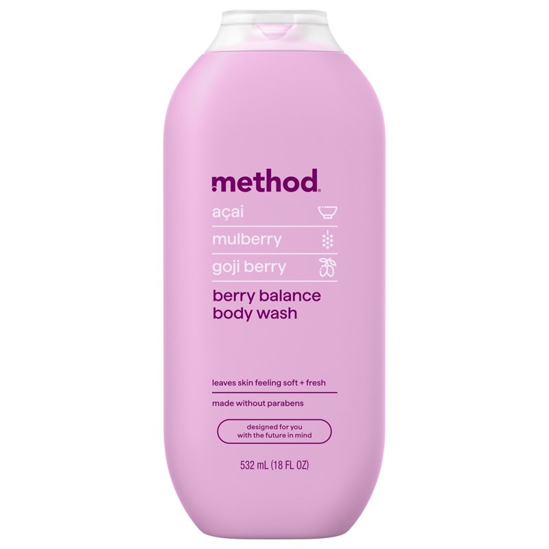 Berry Balance Body Wash - Moisturizing & Refreshing, 18 fl oz