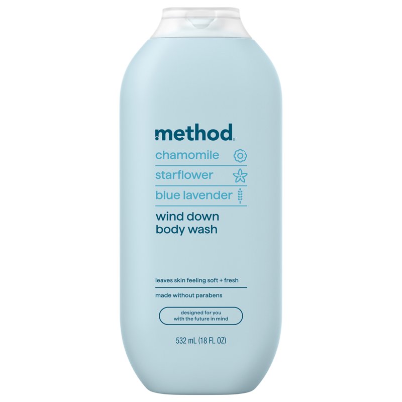 Method Body Wash - Wind Down with Chamomile & Lavender, 18 fl oz