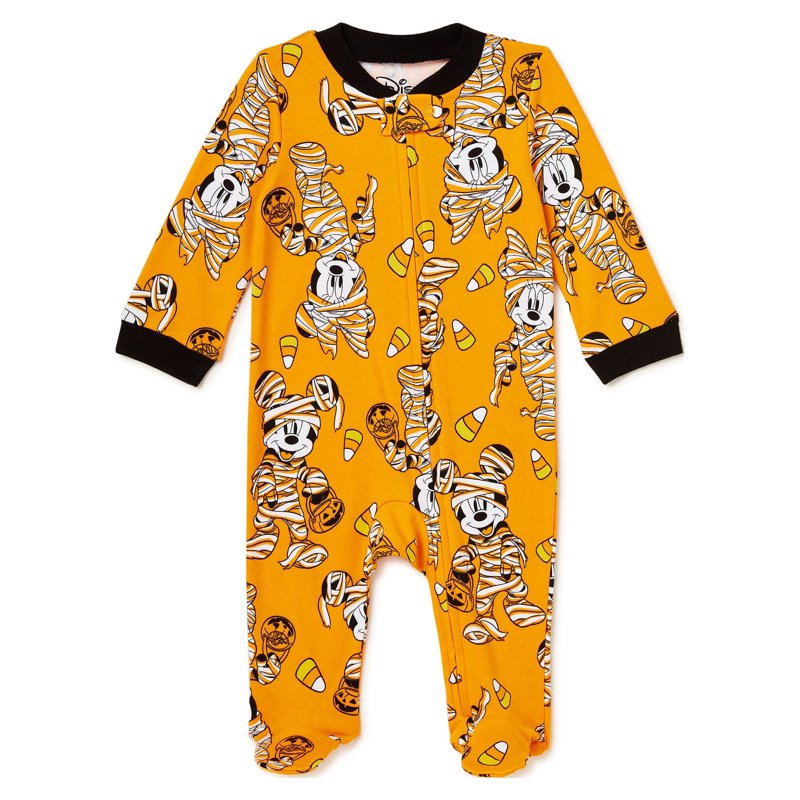 Baby Mickey Mouse Halloween Sleep 'n Play - Orange, 3/6M
