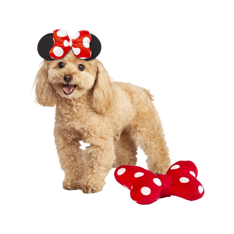 Minnie Mouse Pet Toy & Headpiece Bundle for Dogs