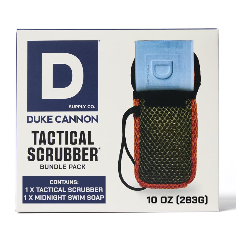 Midnight Swim Bar Soap & Tactical Scrubber Bundle Pack