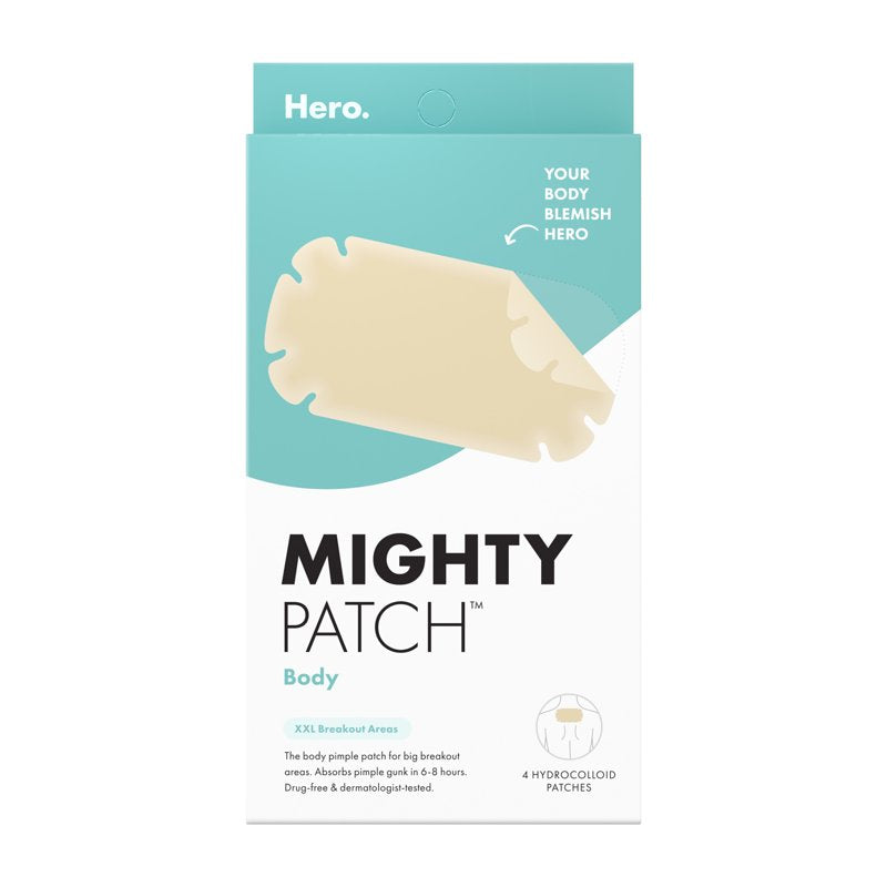 Hydrocolloid Body Acne Patch for XL Breakouts, 4 Count