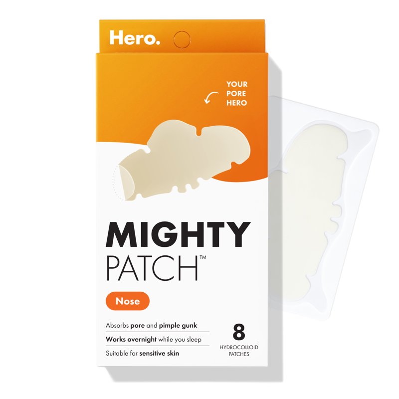 Hydrocolloid Nose Patch for Acne and Pore Gunk, 8 Count