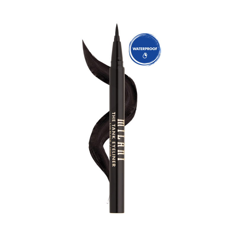 Waterproof Liquid Eyeliner - Precision Felt Tip, Black
