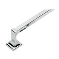 Chrome 30-Inch Wall Mount Bathroom Towel Bar - Satin Nickel Finish