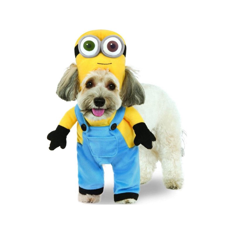 Pet Minion Bob Costume for Dogs & Cats - Small (6-10 lbs)