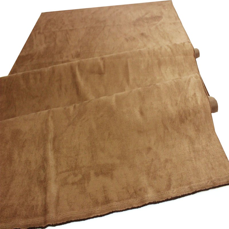 Mocha Micro Suede Fabric by The Yard - Soft Faux Microsuede for Apparel & Home Decor - 58" Width